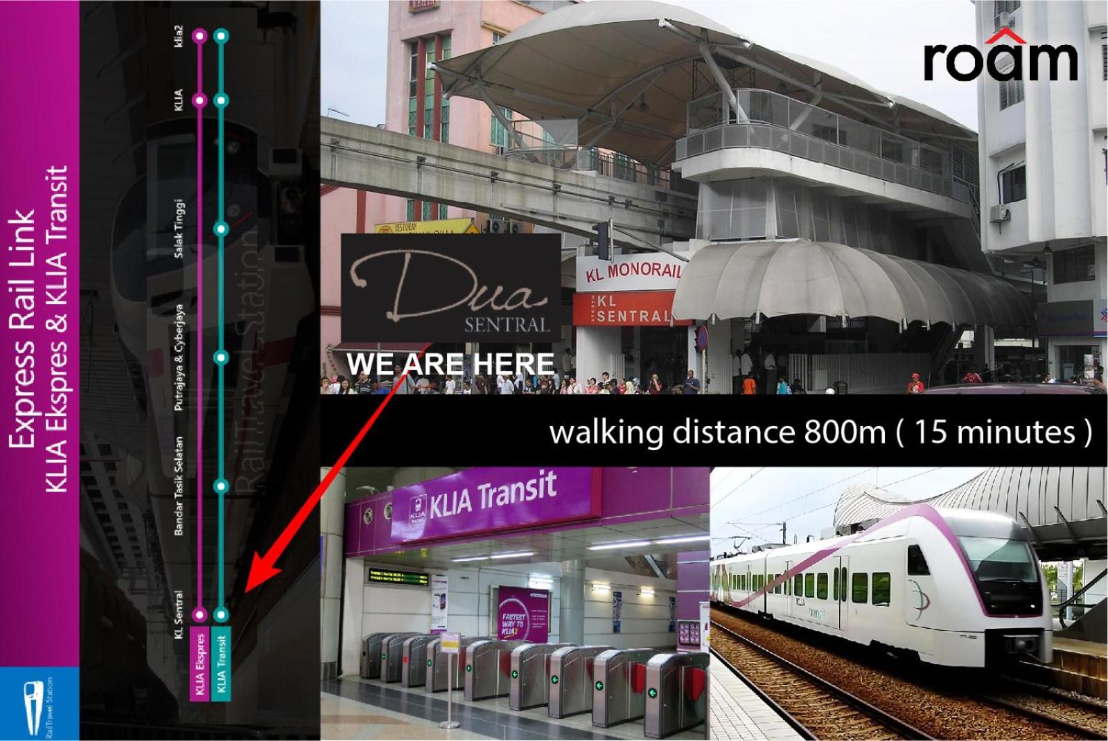 شقة Dua Sentral Kl Sentral كوالالمبور المظهر الخارجي الصورة